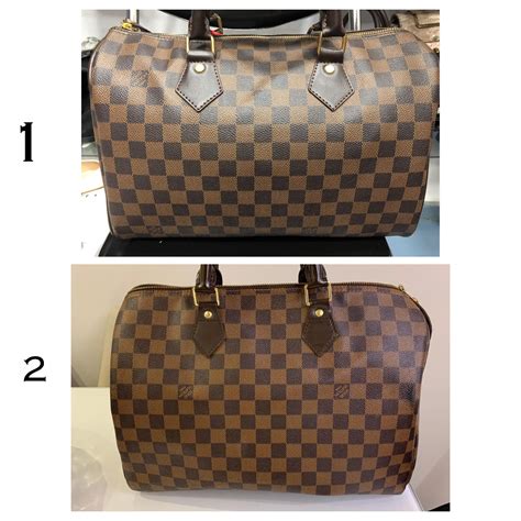 louis vuitton speedy real vs fake|louis vuitton speedy bag pattern.